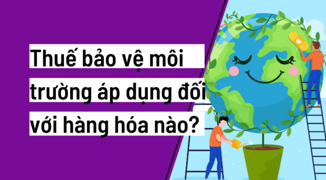 Câu hỏi: Thuế bảo vệ môi trường áp dụng đối với hàng hóa nào?